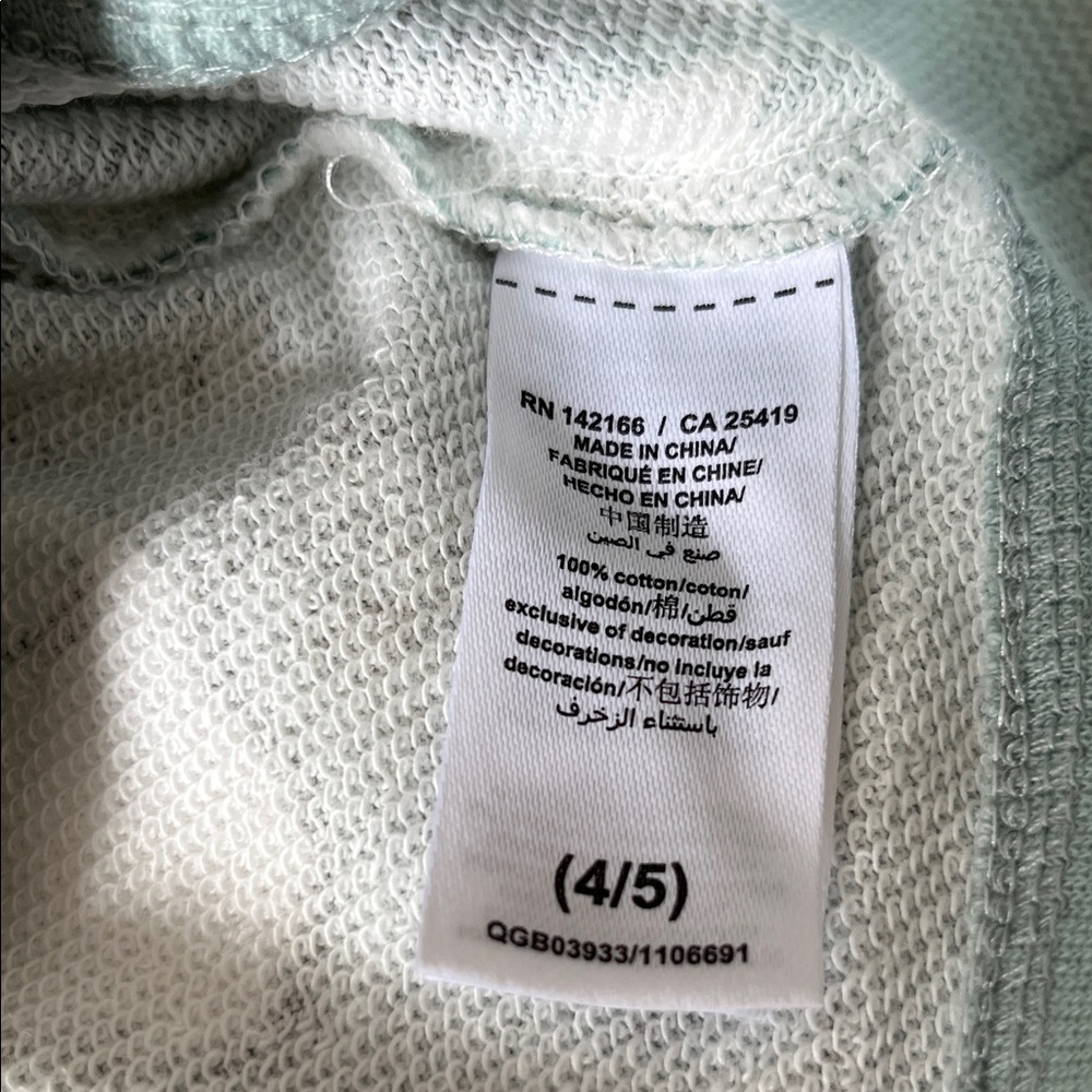Peek Seafoam Green Cat Print Crewneck Sweatshirt - Picture 11 of 13